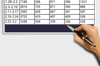 典雅媒体投放阅读数据excel表模板