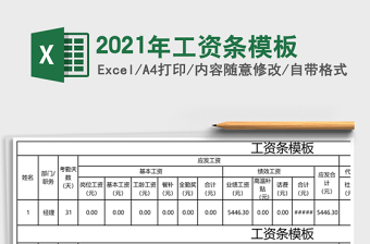 2025年工资条模板