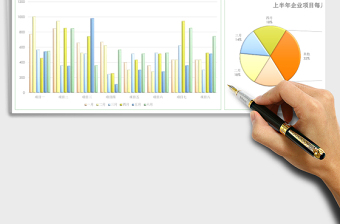 2025绿色上半年项目支出分析报表Excel模板