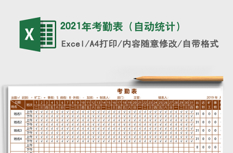 2025年考勤表（自动统计）