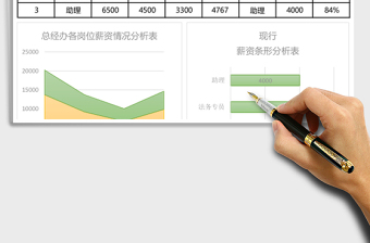2025薪酬数据统计分析excel模板