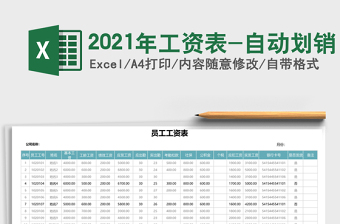 2025年工资表-自动划销