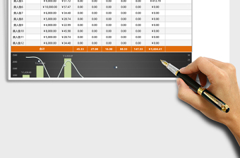 员工加班费统计与计算表（小时工资计算）