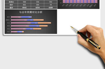 2025黑色销售地域成交金额分析excel模板