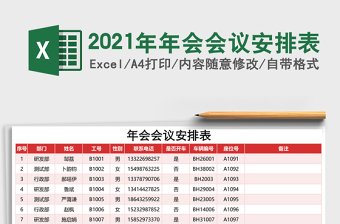 2025年年会会议安排表