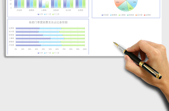 支出财务报告数据统计表Excel模板