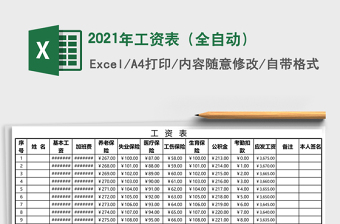 2025年工资表（全自动）