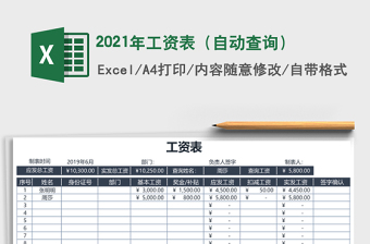 2025年工资表（自动查询）