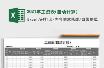2025年工资表(自动计算）