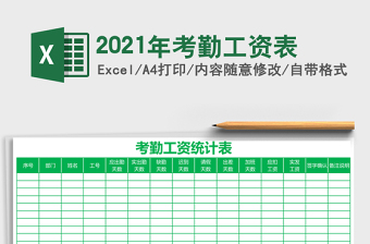 2025年考勤工资表
