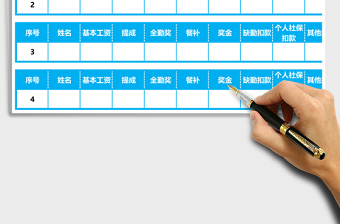 2025年工资条模板