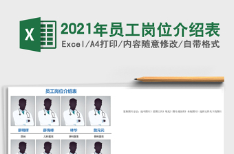 2025年员工岗位介绍表