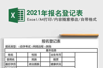 2025年报名登记表