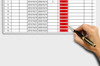 2025年合同到期提醒表