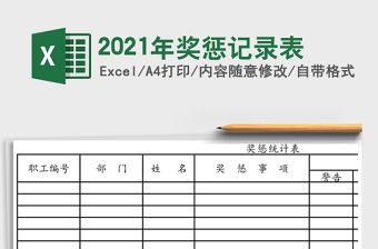 2025年奖惩记录表