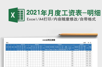 2025年月度工资表-明细