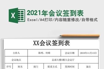 2025年会议签到表