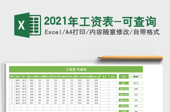 2025年工资表-可查询