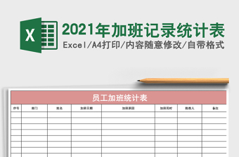 2025年加班记录统计表