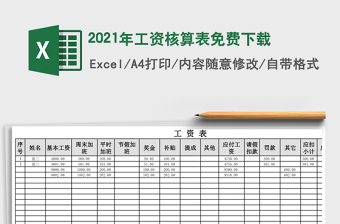2025年工资核算表