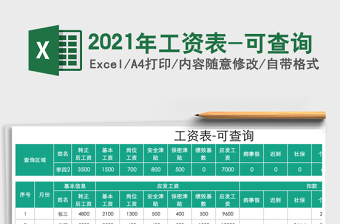 2025年工资表-可查询
