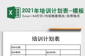 2025年培训计划表-模板