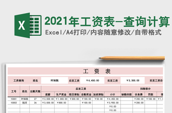 2025年工资表-查询计算