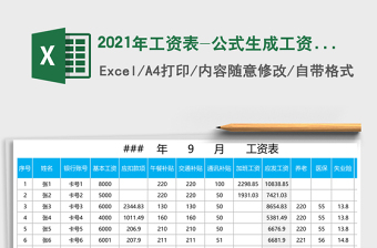 2025年工资表-公式生成工资条