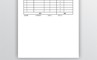 工厂财务临时工工资表