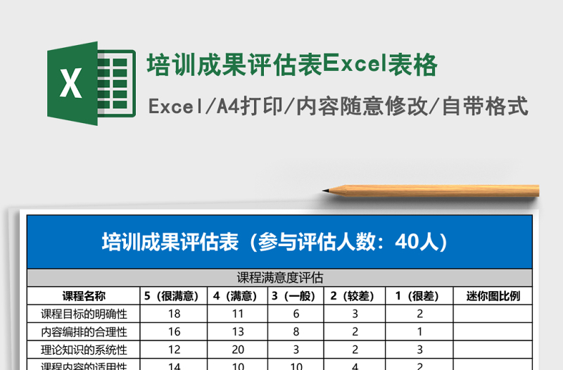 培训成果评估表下载