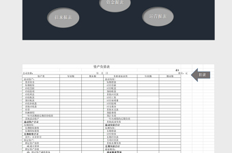 财务报表会计报表利润表excel表格下载 管理系统下载