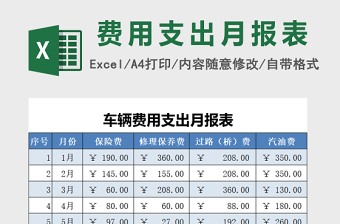 单位车辆管理台账表格