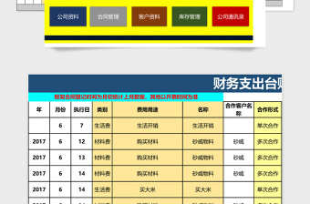 公司财务管理系统下载excel模板管理系统下载