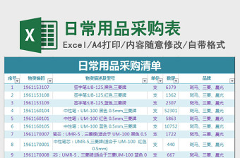 2025结婚采购清单大全excel表格