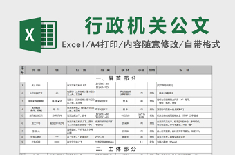 行政机关公文格式设置大全下载