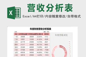 财务月报表