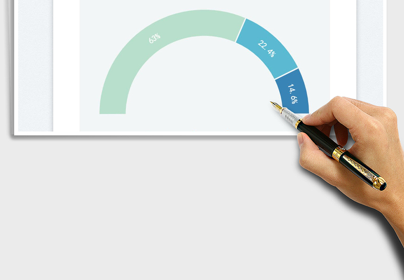 2025半圆环图免费下载