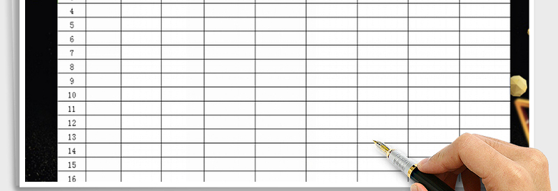 2025年签到表简洁实用版免费下载