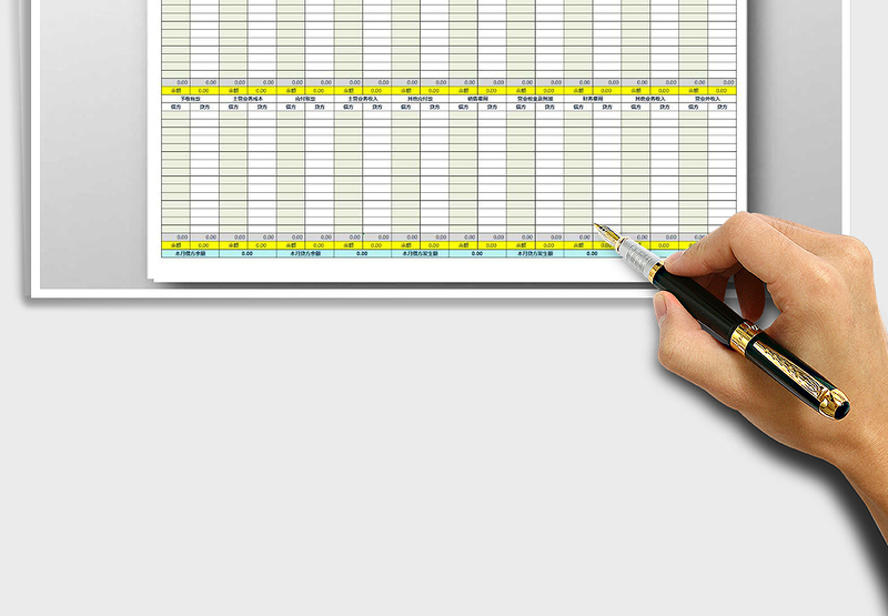 2025年财务报表-丁字账