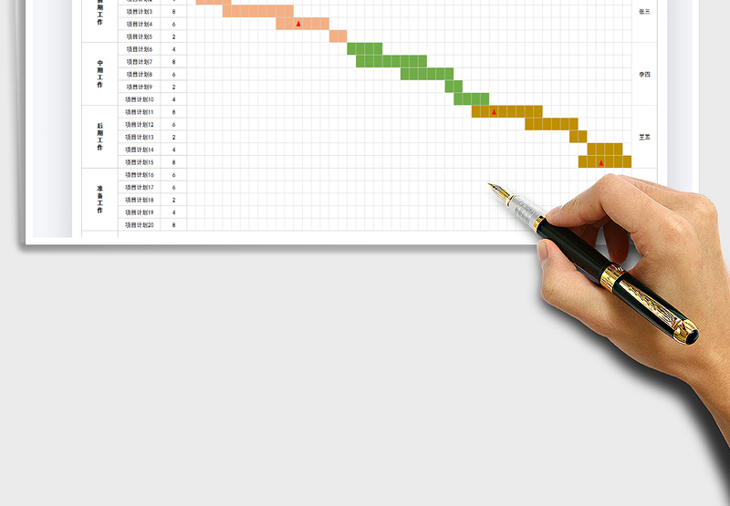 2024年项目工作排期表