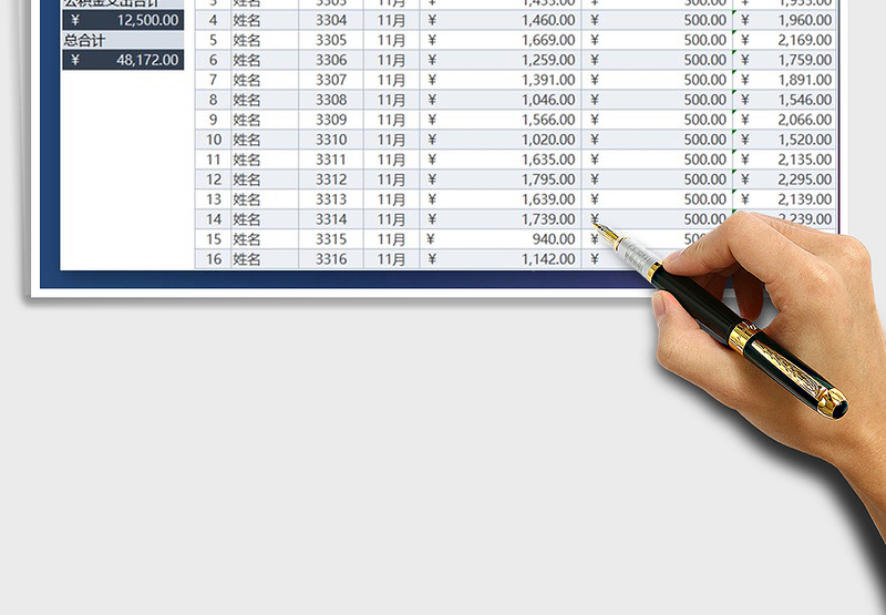 2025年公司社保公积金财务支出表