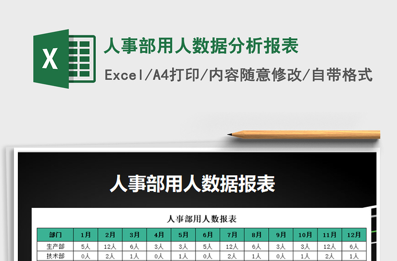 2025年人事部用人数据分析报表