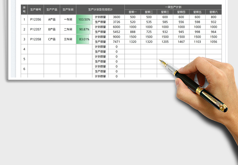 2025生产报表免费下载