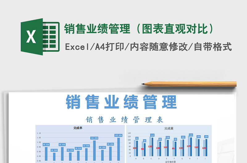 2025年销售业绩管理（图表直观对比）