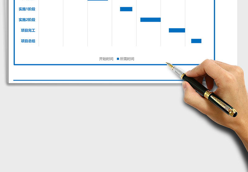 项目时间节点进度甘特图下载