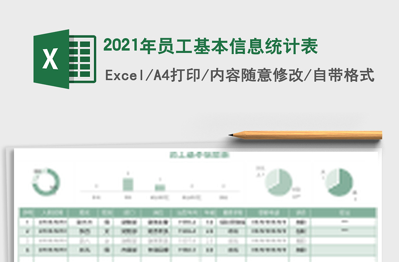 2024年员工基本信息统计表