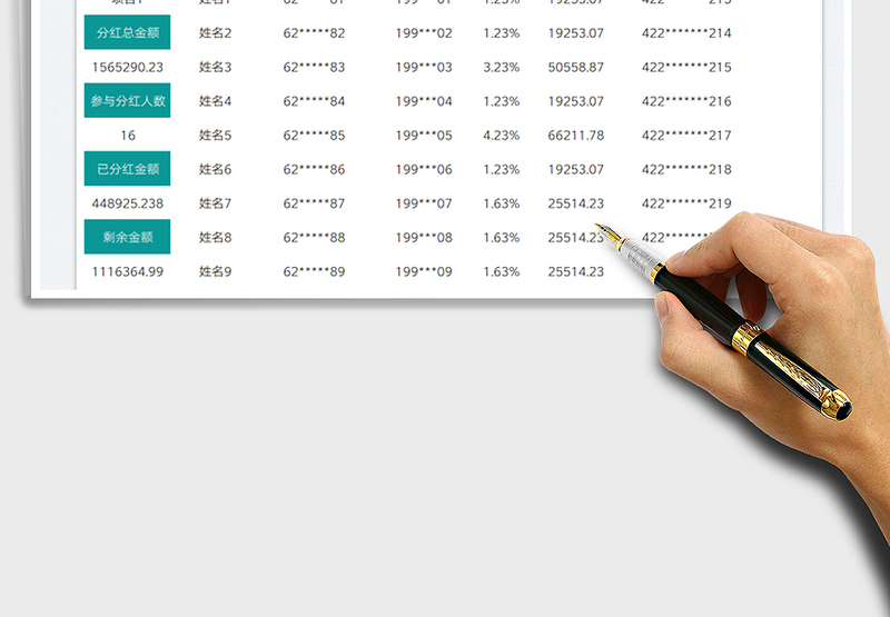 2025利润分红统计表