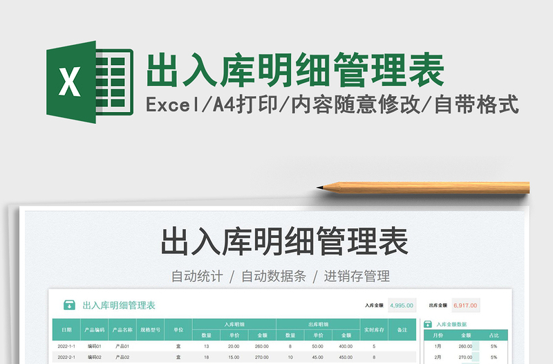 2025出入库明细管理表