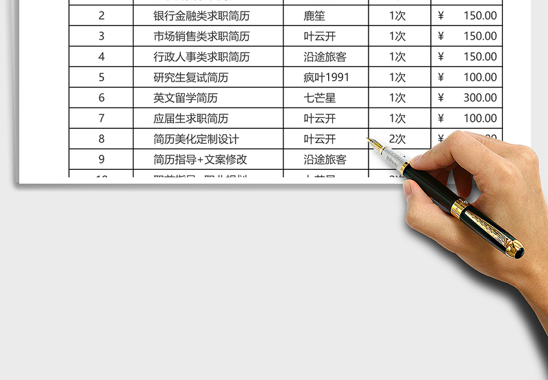 2025商品报价单营销表单系列excel表格模板