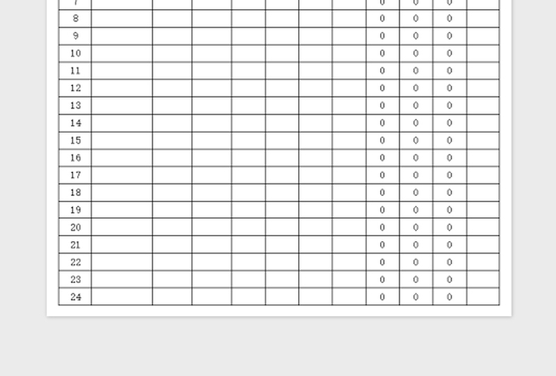 2025办公用品库存盘点表，自动计算免费下载